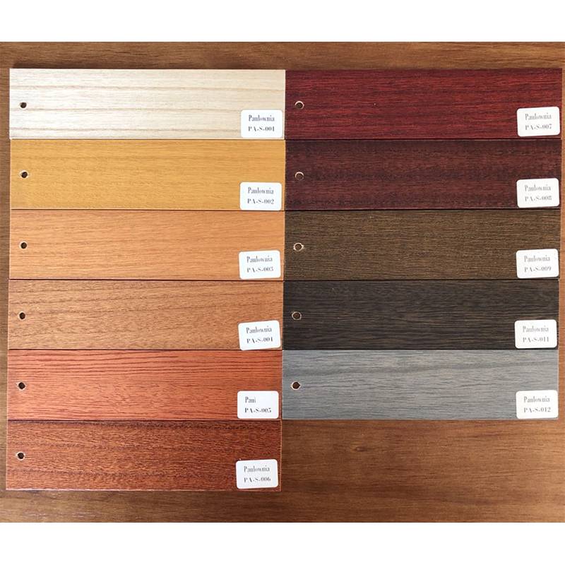 real wood blinds slats