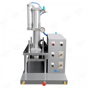 Hot sale Color Cosmetic Filling Machine - Pneumatic Type Lab Cosmetic Makeup Powder Press Machine  – GIENI