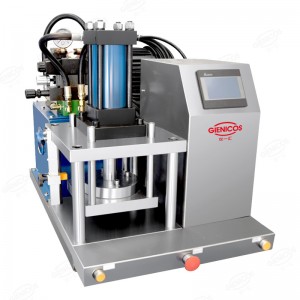 OEM/ODM Manufacturer Cosmetic Factory Production Line - Full Hydraulic Type Lab Compact Powder Press Machine  – GIENI