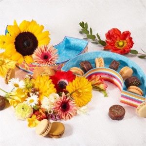 Colorful Sweet Semicircle Macaron Box