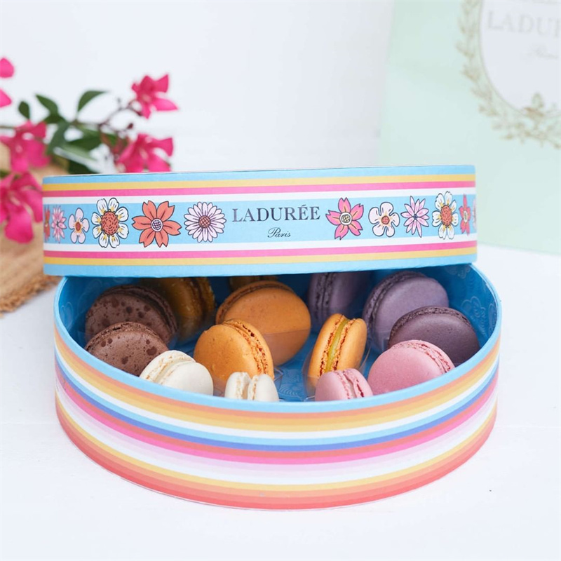Colorful Sweet Semicircle Macaron Box