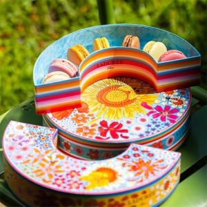 Värikäs Sweet Semicircle Macaron Box