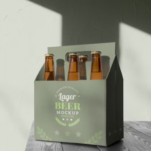 Bierverpackungskartons aus Wellpappe