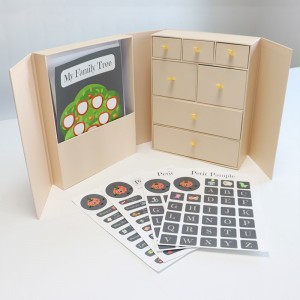 Caixa de records personalitzada per a nadons amb adhesiu