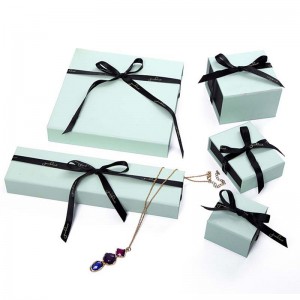 Green Jewelry Box Ring Packaging Set