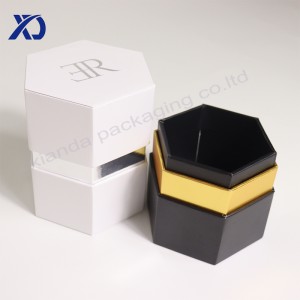 Hexagon honey gift boxes with shipping box