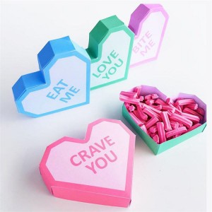 Wholesale Card Heart Chocolate Box Candy