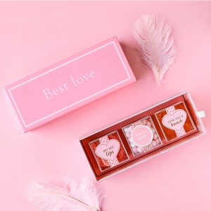 ružová darčeková krabička na sladkosti