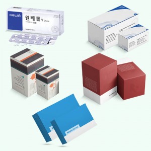 Foldable medicine packaging box