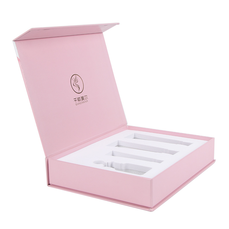 Custom pink skin care boxes