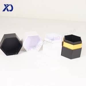 Hexagon honey gift boxes with shipping box