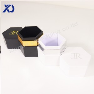 Caixas de agasallo de mel hexagonal con caixa de envío