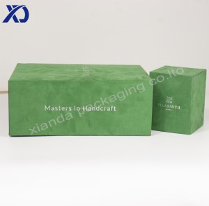 scatole regalo per gioielli con cassetto in velluto personalizzabili