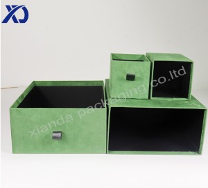 جعبه های کادویی جواهرات کشوی مخملی قابل تنظیم