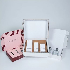 Skincare cosmetics folding paper packaging