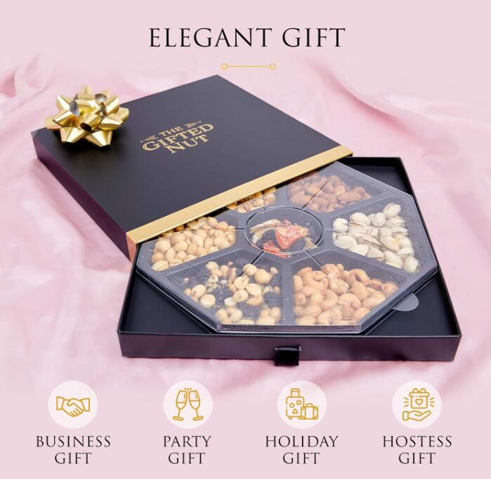 Nut gift box with drawer