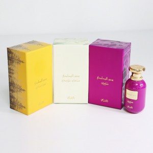 Прилагодени кутии за парфеми во боја Прикажуваат блистер