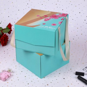 Handheld skincare packaging box