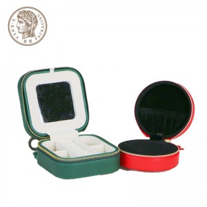 Custom Design PU Leather Luxury Jewelry Storage Boxes