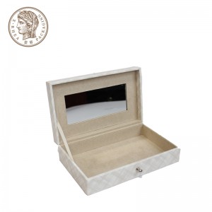 Handmade PU leather Jewelry Storage Boxes