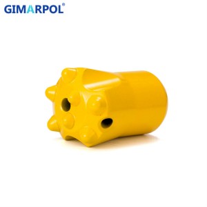 Tapered Drill Bit - 32mm 34mm 36mm 8 button 7 11 12degree hollow concrete taper button drill bit – Gimarpol