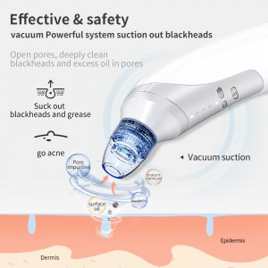 Automatic Facial Vacuum Blackhead Remover Nose Scraping Extractor Tool For Blackheads