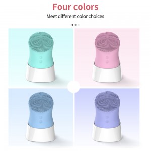 silicone usb facial cleaning brush skin care beauty brush