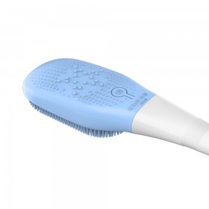 silicone body cleansing brush shower scrubber