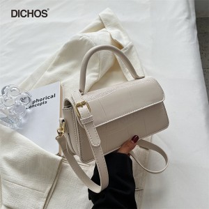 2022 new versatile shoulder bag with stone texture PU leather