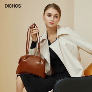 Women’s retro leather shoulder handbag