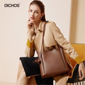 Low price for Ladies Bags Handbag - Women’s genuine leather one shoulder bucket bag – Ginzeal