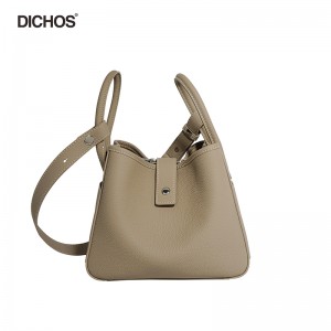 Leather bucket bag Women’s cross body handbag