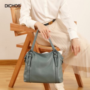 Top layer cowhide soft leather tote bag