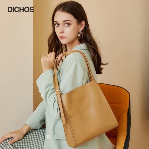 OEM/ODM Manufacturer Brown Crossbody Bag - Women’s genuine leather bucket handbag – Ginzeal