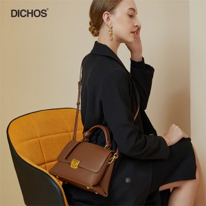 Women’s genuine leather one shoulder messenger bag