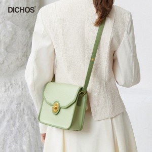 Green women’s one shoulder messenger bag