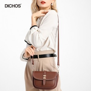Women’s cross body bag with leather niche design