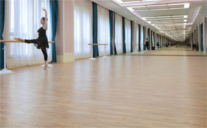 The fourth generation nanotechnology vinyl flooring material specialized for the dancing stage