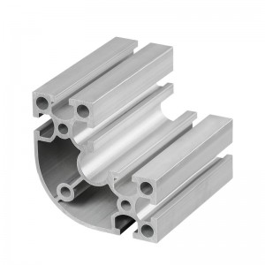 80mm*80mm T-gleuf aluminiumraam-ekstrudering ——GKX-8-8080W