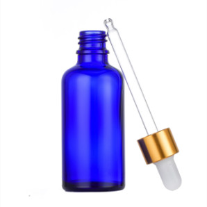 blue color essential oil bottles wholesale