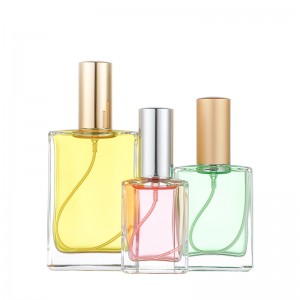 Wholesale luxury empty spray glass perfume bottle