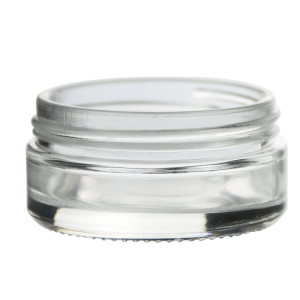 Wholesale round wide mouth 30ml honey bird nest glass storage jam jar with metal lid