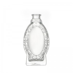 Custom perfume glass bottle with sprayer cap wholesale