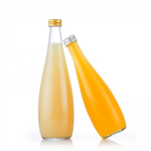 Custom airtight wine juice glass bottle
