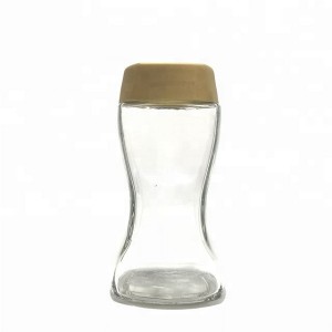 transparent coffee glass jar supplier
