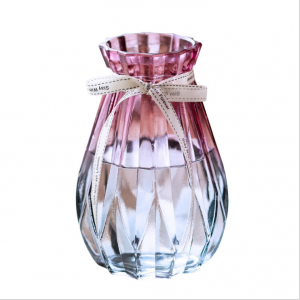 Ins style crystal glass flower vase