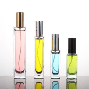 Transparent 30 ml 50 ml 100 ml Square Glass Perfume Bottle