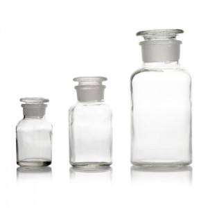30/60/125/250/500/1000 ml Clear And Amber Glass Reagent Bottle