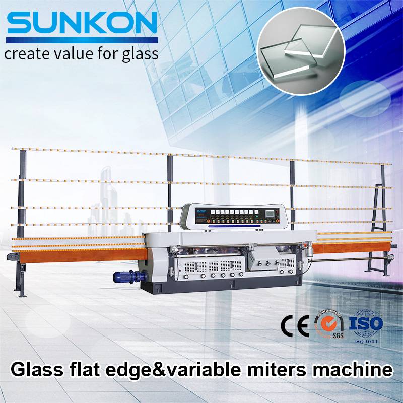 Reasonable price Glass Straight Line Edger - CGZ11325 Glass Straight Line Edging Machine with PLC control – SUNKON