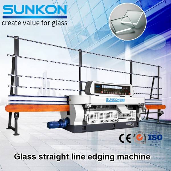 Online Exporter China Glass Grinding Machine 9 Motor Glass Edging Machine